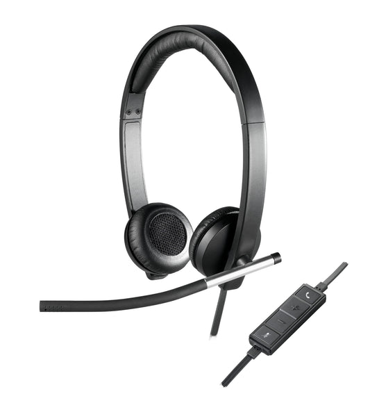 Logitech USB Headset Stereo H650e, Head-band, Wired connection, Boom microphone, Office/Call center