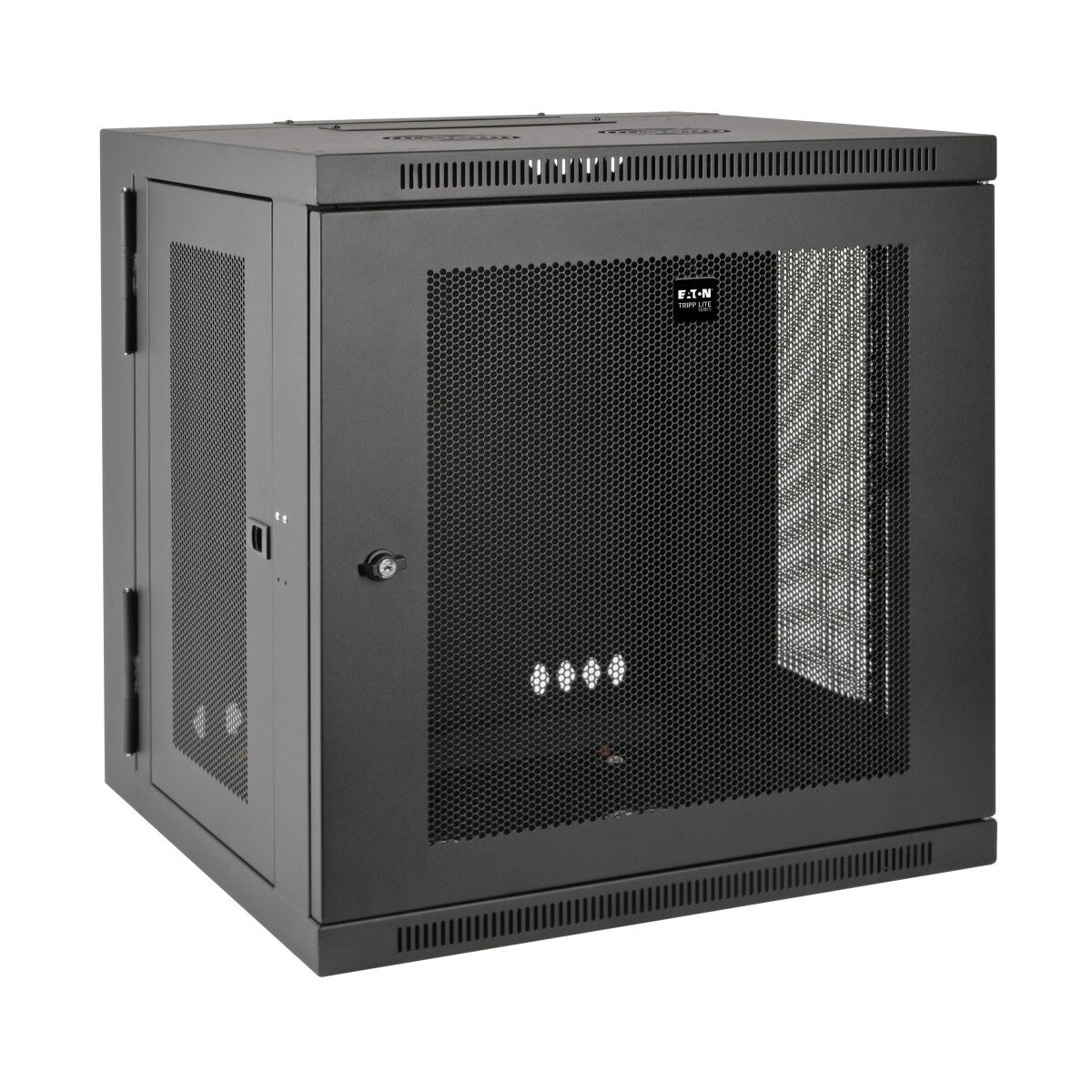 Tripp Lite SRW12US SmartRack 12U Low-Profile Switch-Depth Wall-Mount Small Rack Enclosure, Hinged Back
