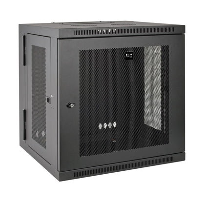 Tripp Lite SRW12US SmartRack 12U Low-Profile Switch-Depth Wall-Mount Small Rack Enclosure, Hinged Back