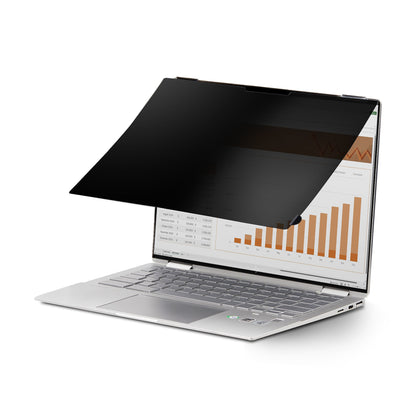 StarTech.com 14-inch 16:9 Flip-Over Privacy Screen with Touch, Anti-Glare Privacy Filter, Laptop Monitor Screen Protector with 51% Blue Light Reduction