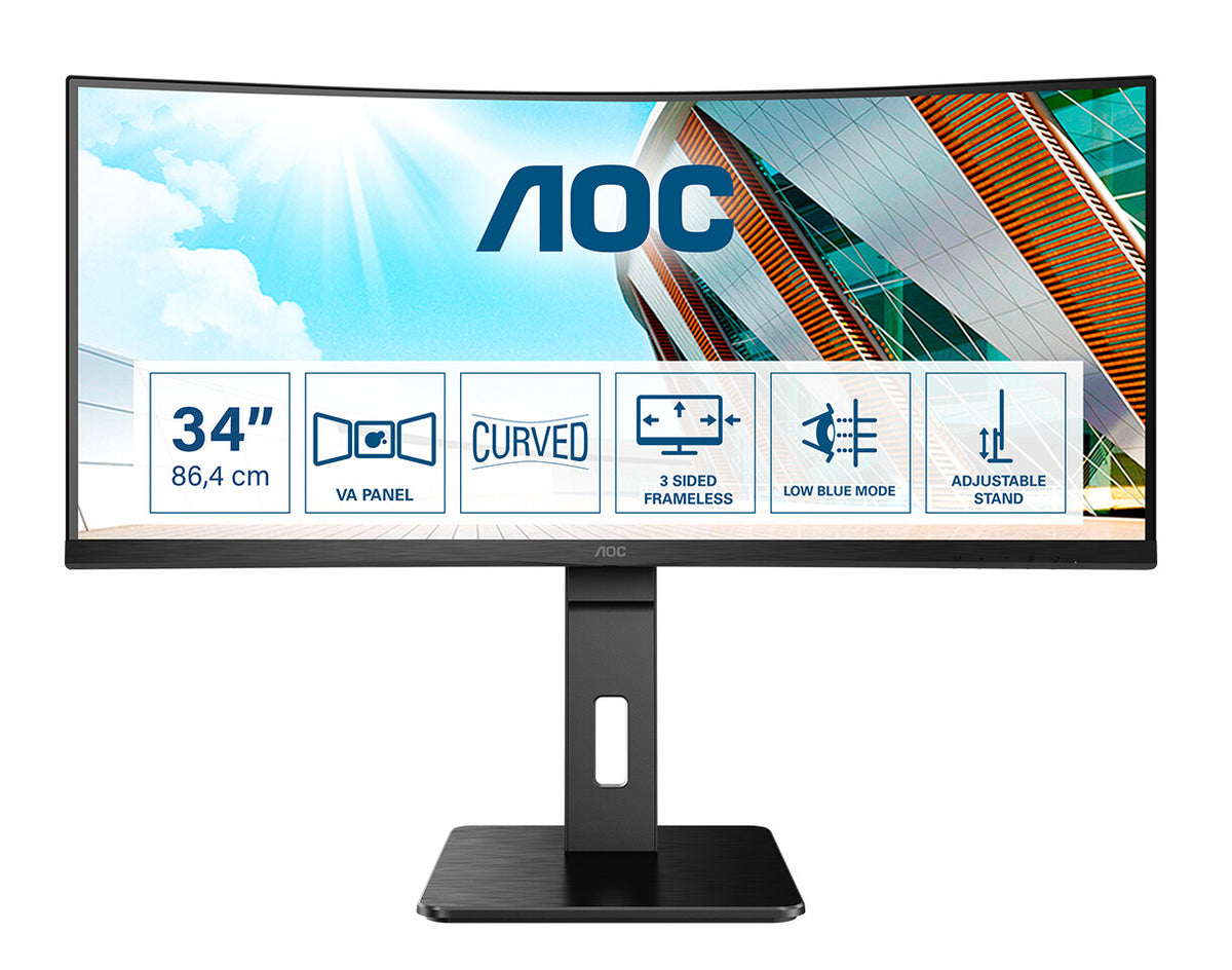AOC CU34P2A 34-inch UltraWide curved monitor