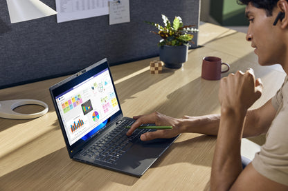 HP EliteBook X G2i 14 inch Notebook Next Gen AI PC Wolf Pro Security Edition Copilot+ PC Intel Core Ultra 7 356H Laptop 35.6 cm (14") 3K 32 GB LPDDR5x-SDRAM 512 GB SSD Wi-Fi 7 (802.11be) Windows 11 Pro Blue