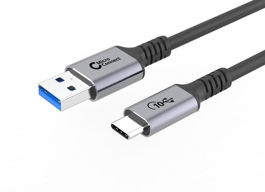 Microconnect USB3.2AC2 USB cable USB 3.2 Gen 2 (3.1 Gen 2) 2 m USB C USB A Black