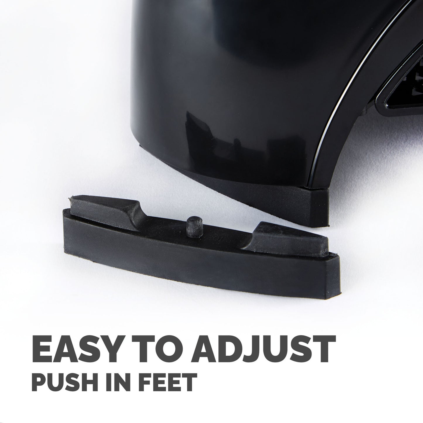 Fellowes Computer Monitor Stand with 3 Height Adjustments - Smart Suites Monitor Riser - Ergonomic Adjustable Monitor Stand for Computers - Max Weight 10KG/Max Size 21" - Black