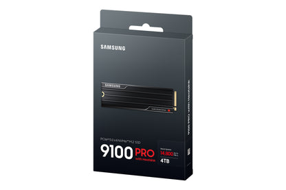 Samsung 9100 PRO Heatsink PCIe® 5.0 NVMe™ M.2 SSD - 4 TB