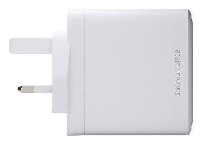 dbramante1928 IT - UK W. Charger - 2xUSB-C 100W + 1xUSB-A - WHT