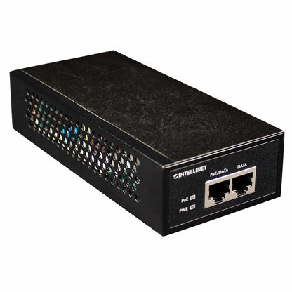 Intellinet Gigabit High-Power PoE+ Injector, 1 x 30 W, IEEE 802.3at/af Power over Ethernet (PoE+/PoE)