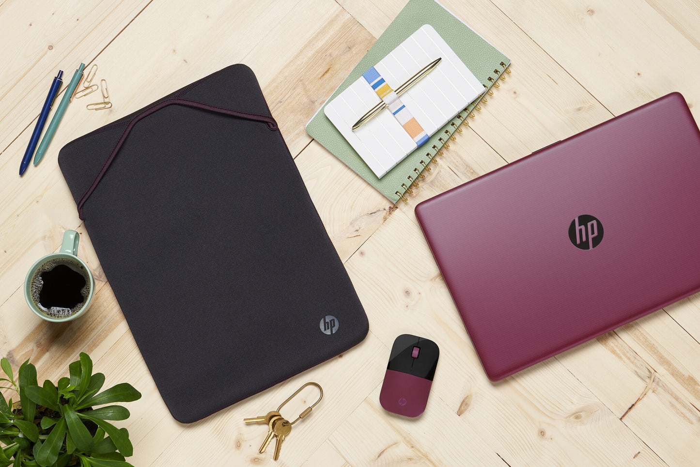 HP Reversible Protective 15.6-inch Mauve Laptop Sleeve