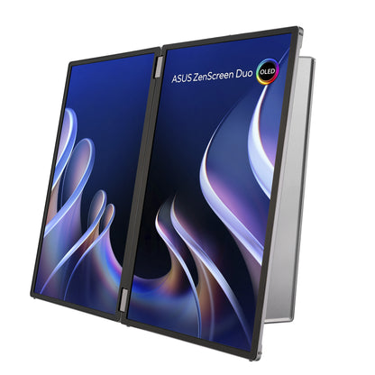 ASUS ZenScreen Duo OLED MQ149CD computer monitor 35.6 cm (14") 1920 x 1200 pixels WUXGA Silver