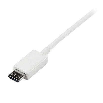 StarTech.com 0.5m White Micro USB Cable - A to Micro B