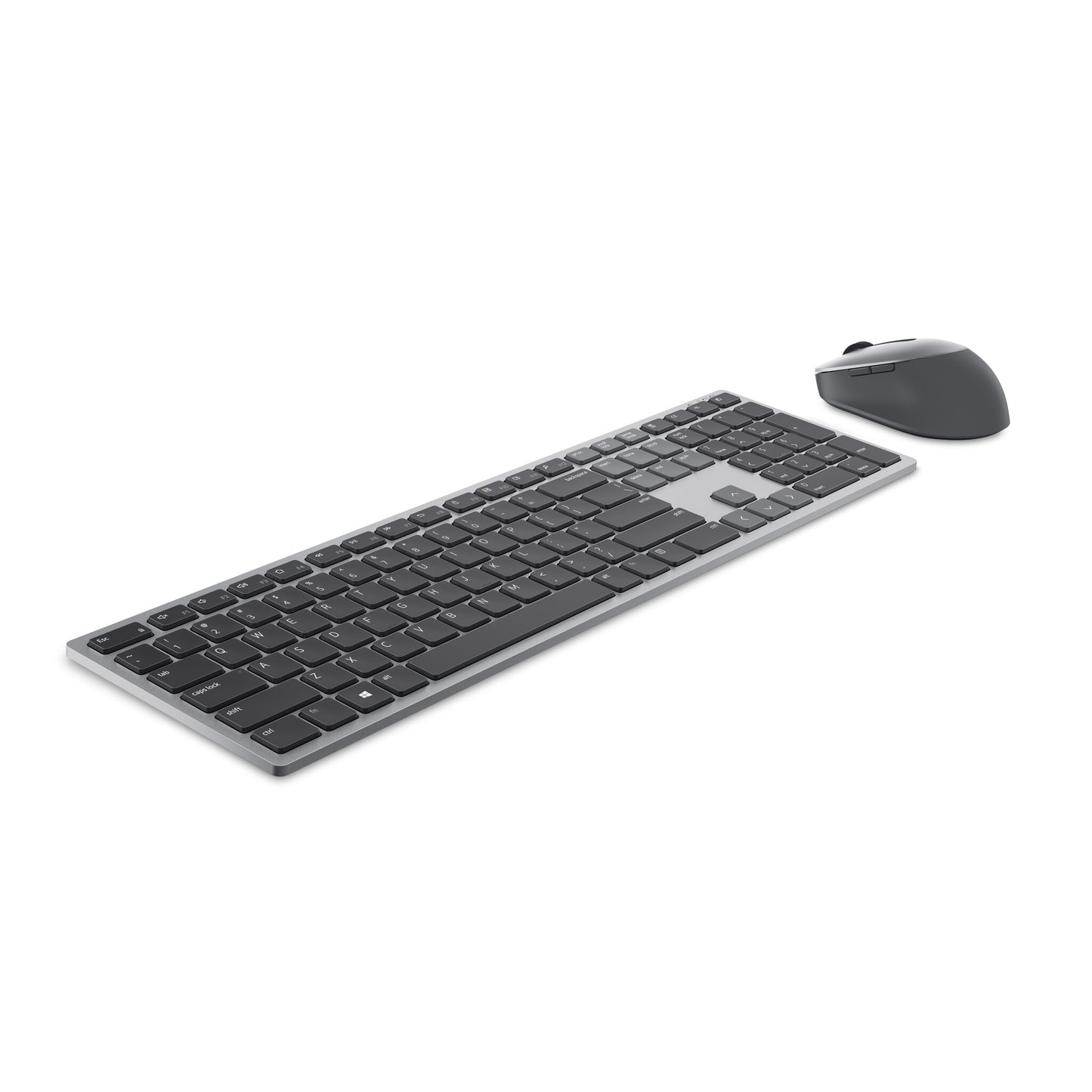 DELL KM7321W keyboard Mouse included Office RF Wireless + Bluetooth QWERTY US International Grey, Titanium