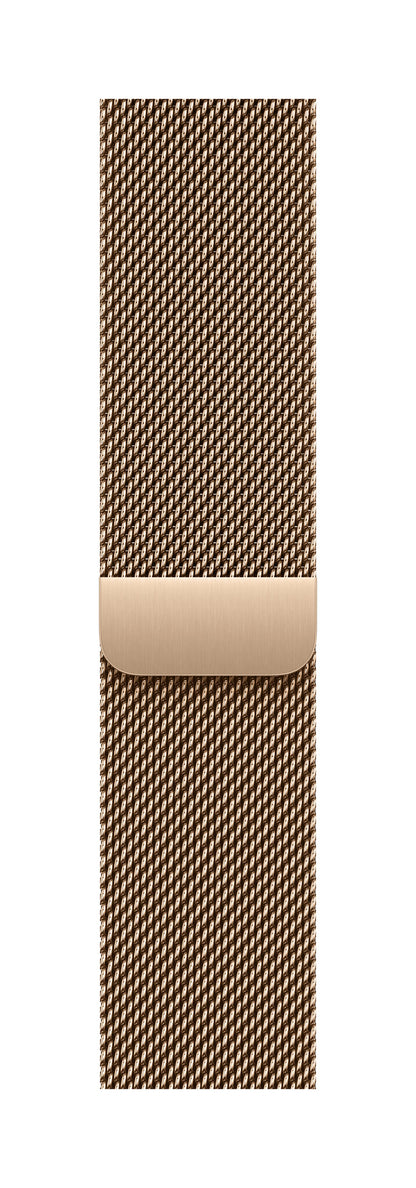 Apple 46mm Gold Milanese Loop - S/M