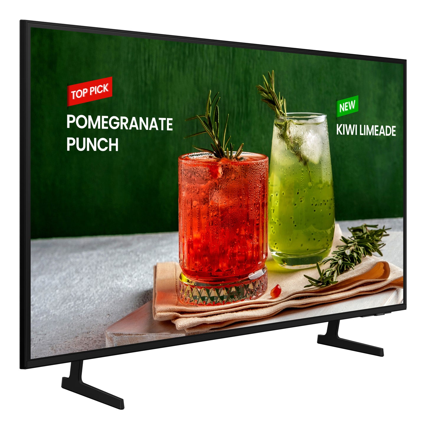 Samsung LH43BEDHLGKXXU Signage Display Digital signage flat panel 109.2 cm (43") LED Wi-Fi 4K Ultra HD Black Tizen 16/7