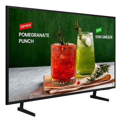 Samsung LH43BEDHLGKXXU Signage Display Digital signage flat panel 109.2 cm (43") LED Wi-Fi 4K Ultra HD Black Tizen 16/7