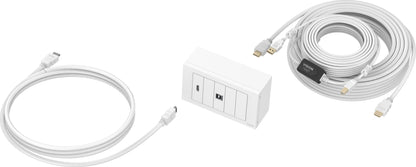Vision TC3-PK10M socket-outlet HDMI + USB Type-B White