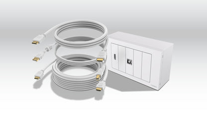 Vision TC3-PK10M socket-outlet HDMI + USB Type-B White