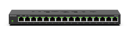 NETGEAR GS316 Unmanaged L2 Gigabit Ethernet (10/100/1000) Black
