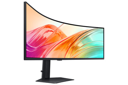 Samsung S95UC computer monitor 124.5 cm (49") 5120 x 1440 pixels Dual QHD LCD Black