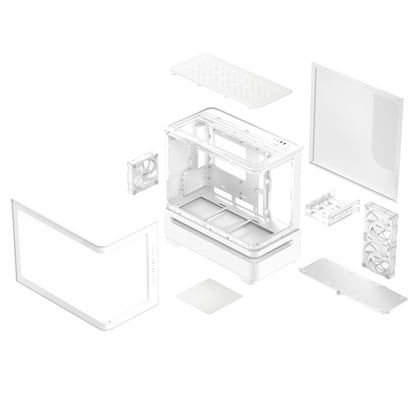 ASUS PRIME AP202 ARGB Mini Tower White