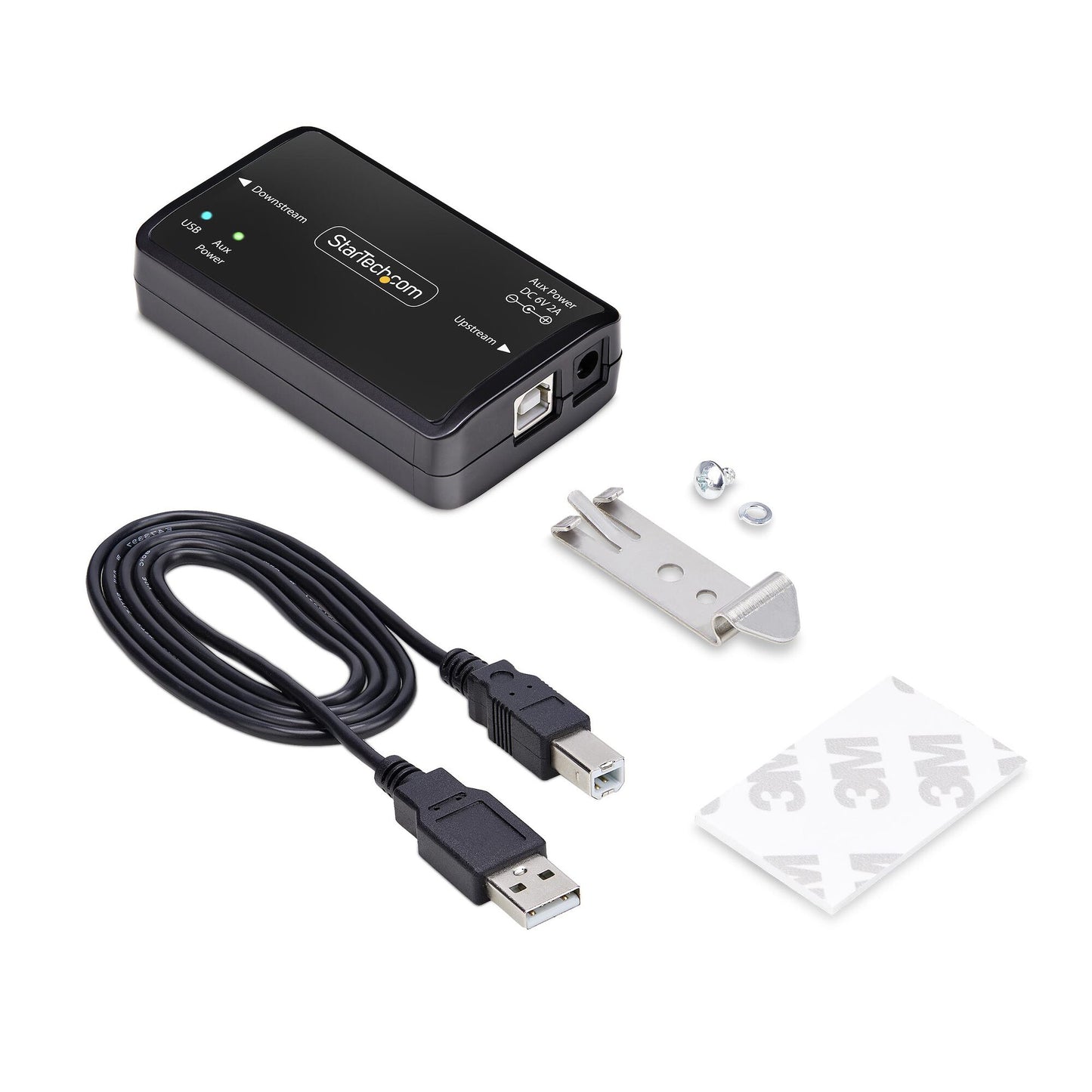 StarTech.com USB Galvanic Isolator, Up To 6KV, Electrical Noise Isolator, IP40, DIN Rail Mount, Isolated Power Filter, USB 2.0/1.1, 5V/250mA, Plug-and-Play, TAA