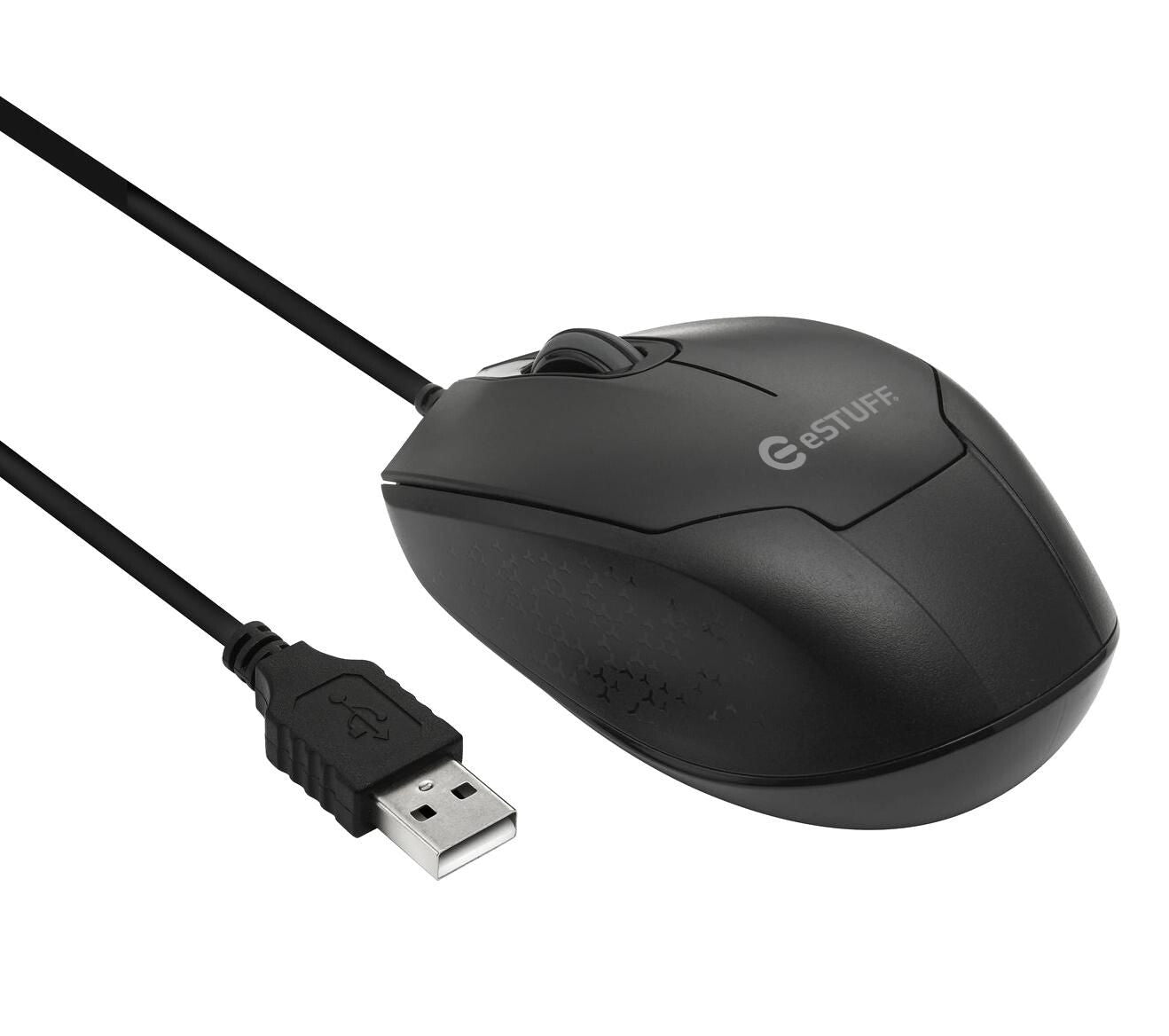 eSTUFF GLB213002 mouse Office Ambidextrous Optical 1200 DPI
