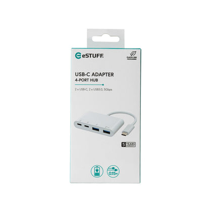 eSTUFF USB-C to 2 x USB 3.0 & 2 x USB-C 3.1