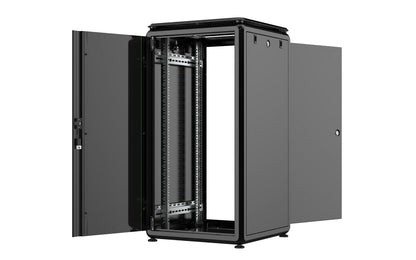 Lanview RDL22U66BL rack cabinet 22U Freestanding rack Black