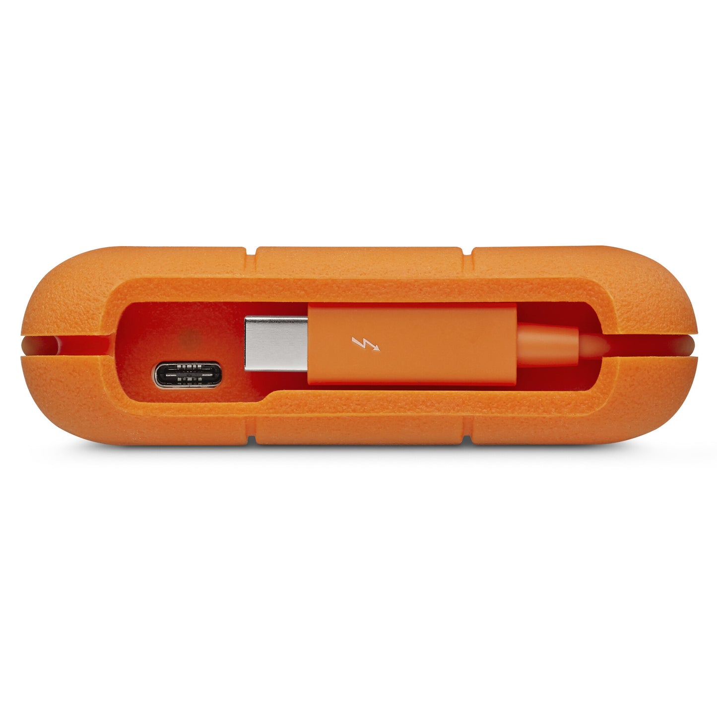 LaCie Rugged Secure external hard drive 2 TB 2.5" USB Type-C 3.2 Gen 1 (3.1 Gen 1) Orange, White