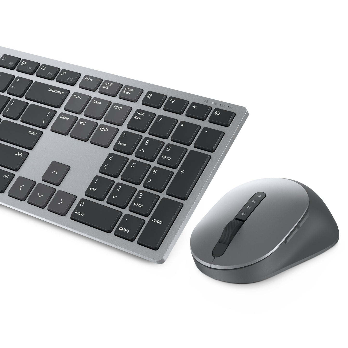 DELL KM7321W keyboard Mouse included Office RF Wireless + Bluetooth QWERTY US International Grey, Titanium