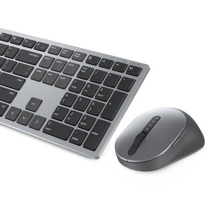 DELL KM7321W keyboard Mouse included Office RF Wireless + Bluetooth QWERTY US International Grey, Titanium