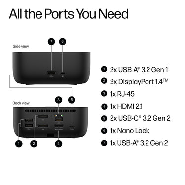 HP USB-C 100W G6 Dock