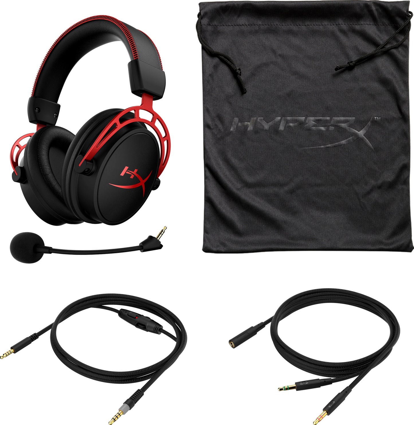 HyperX Cloud Alpha - Gaming Headset (Black-Red)