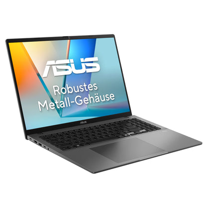 ASUS Vivobook S16 M3607GA-SH004W Copilot+ PC AMD Ryzen™ AI 7 445 Laptop 40.6 cm (16") Full HD 32 GB DDR5-SDRAM 1 TB SSD Wi-Fi 6 (802.11ax) Windows 11 Home Grey QWERTZ German