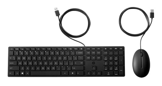 HP Wired Desktop 320MK Mouse and USB membrane keyboard