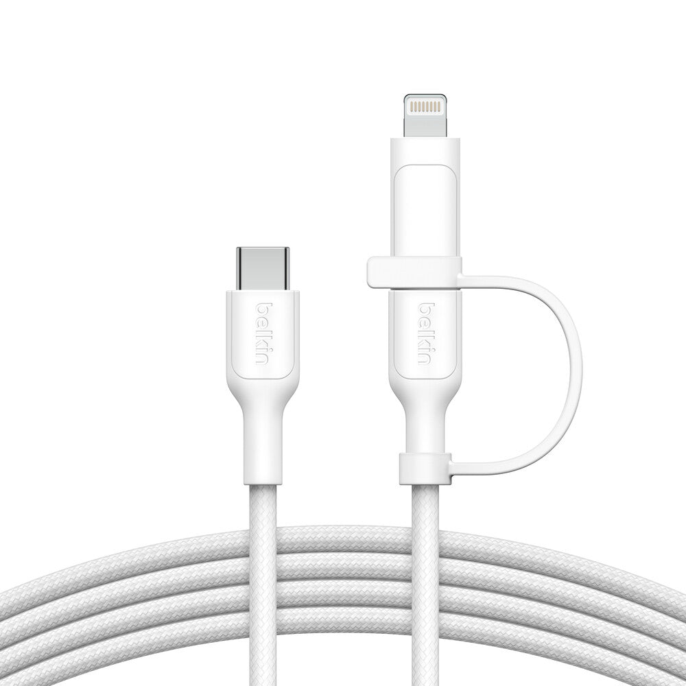 Belkin BoostCharge Pro USB cable USB 2.0 1.5 m USB C USB C/Lightning White