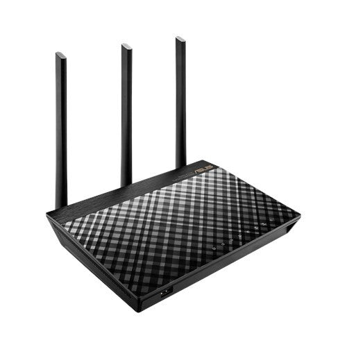 ASUS RT-AC1900U wireless router Gigabit Ethernet Dual-band (2.4 GHz / 5 GHz) Black