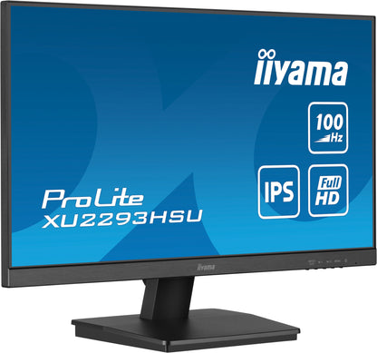 iiyama ProLite XU2293HSU-B7 computer monitor 54.6 cm (21.5") 1920 x 1080 pixels Full HD LED Black