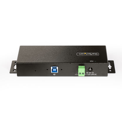 StarTech.com 7-Port Managed USB Hub with 7x USB-A, Heavy Duty with Metal Industrial Housing, ESD & Surge Protection, Wall/Desk/Din-Rail Mountable, USB 3.0/3.1/3.2 Gen 1 5Gbps - TAA