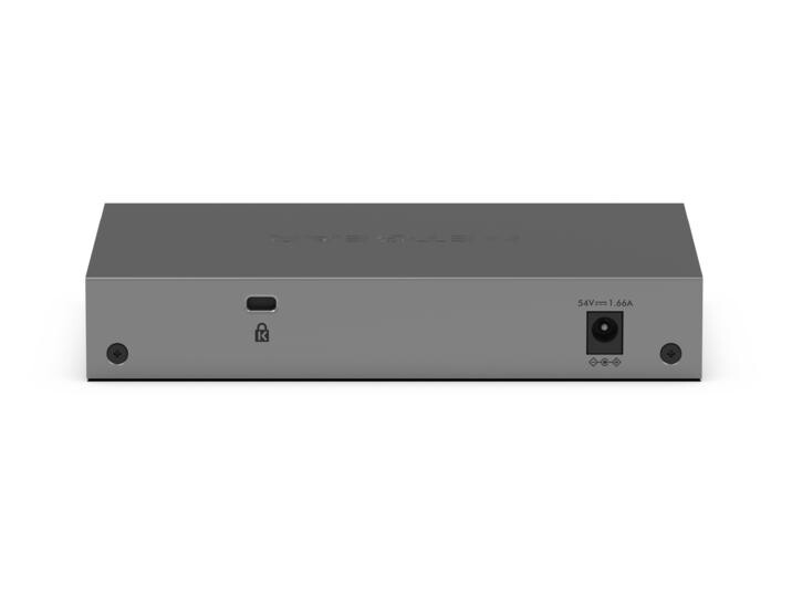 NETGEAR GS105PP Unmanaged Gigabit Ethernet (10/100/1000) Power over Ethernet (PoE) Desktop/Wall-Mounting Grey