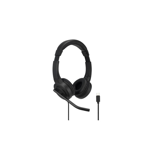 Kensington H1000 USB-C On-Ear headset, Head-band, Wired connection, Boom microphone