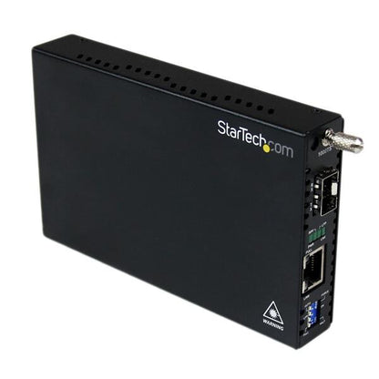 StarTech.com Gigabit Ethernet Fiber Media Converter with Open SFP Slot