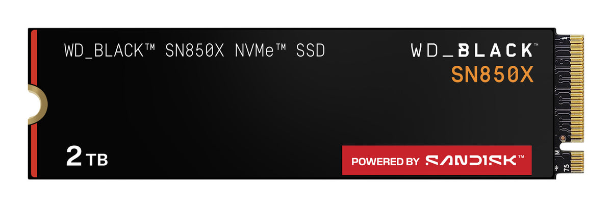 Western Digital Black WD_BLACK™ SN850X NVMe™ SSD POWERED BY SANDISK 2 TB