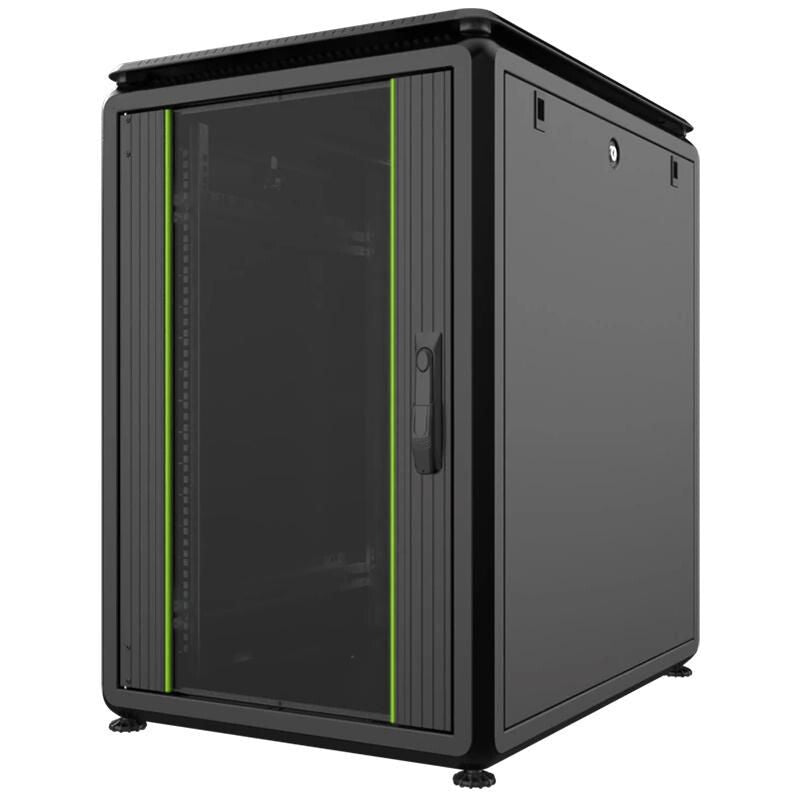 Lanview RDL16U61BL rack cabinet 16U Freestanding rack Black