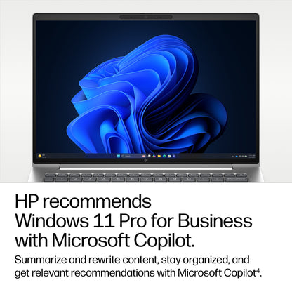 HP EliteBook 6 G2i 14 inch Notebook AI PC Intel Core 7 350 Laptop 35.6 cm (14") WUXGA 16 GB DDR5-SDRAM 512 GB SSD Wi-Fi 7 (802.11be) Windows 11 Pro Silver