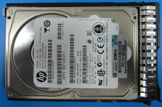 HPE 653956-001-RFB internal hard drive 450 GB 10000 RPM 2.5" SAS