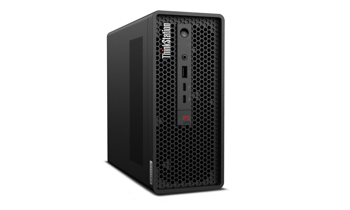 Lenovo ThinkStation P3 Ultra SFF Intel® Core™ i7 i7-14700 16 GB DDR5-SDRAM 512 GB SSD Windows 11 Pro Mini Tower Workstation Black