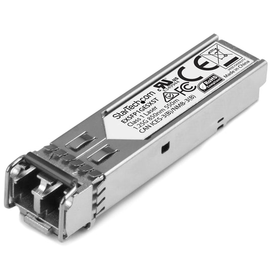 StarTech.com Juniper EX-SFP-1GE-LX Compatible SFP Module - 1000BASE-LX - 1GbE Single Mode Fiber SMF Optic Transceiver - 1GE Gigabit Ethernet SFP - LC 10km - 1310nm - DDM, 1250 Mbit/s