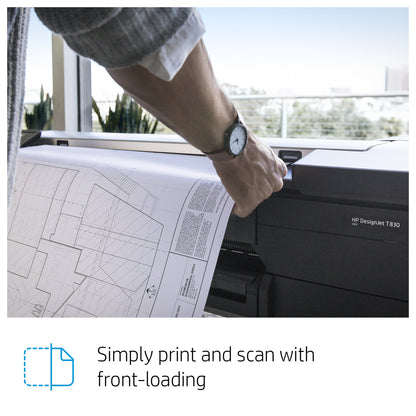 HP Designjet T830 24-in Multifunction Printer