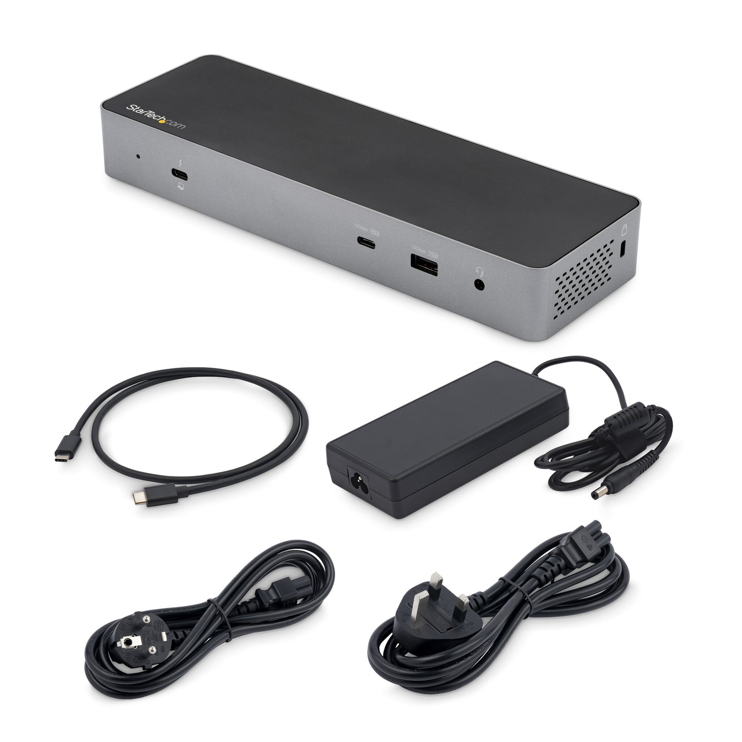 StarTech.com USB C Docking Station for Macbook Pro/Air-M1/M2/M3/M4, Thunderbolt Compatible, HDMI/DisplayPort, Dual 4K 60Hz/Single 8K, USB Type-C Laptop Dock, 96W Power Delivery, USB 10Gbps