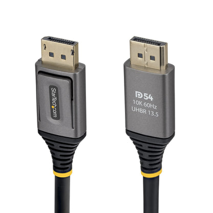 StarTech.com 3m DisplayPort 2.1 Cable, VESA Certified DP54 DisplayPort Cable, Uncompressed 8K 60Hz, 10K 60Hz/8K 144Hz/4K 240Hz w/DSC 1.2a, DP 2.1 Monitor Cord